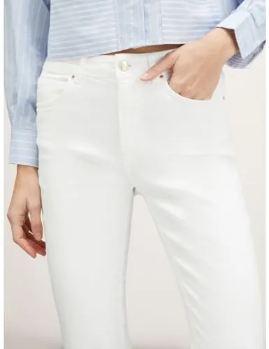 Motivi Regular-Hose Five-Pocket Aufschlag Baumwolle