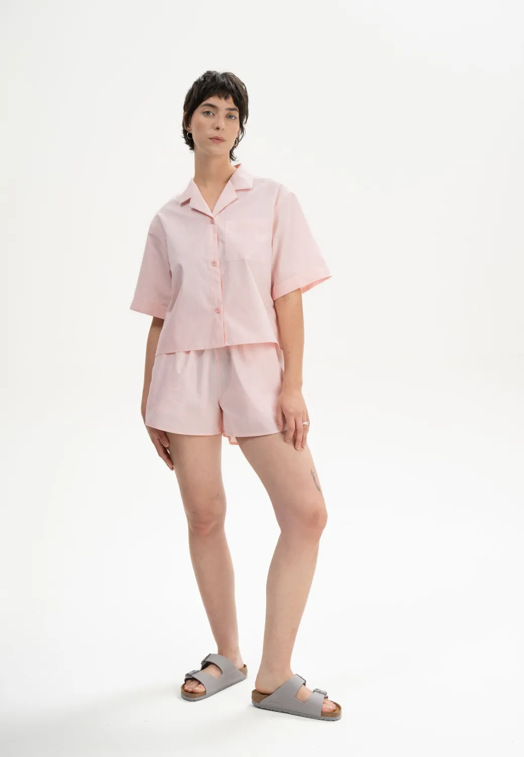 MELA Pyjama Bundle berry blush Größe M aus Bio-Baumwolle