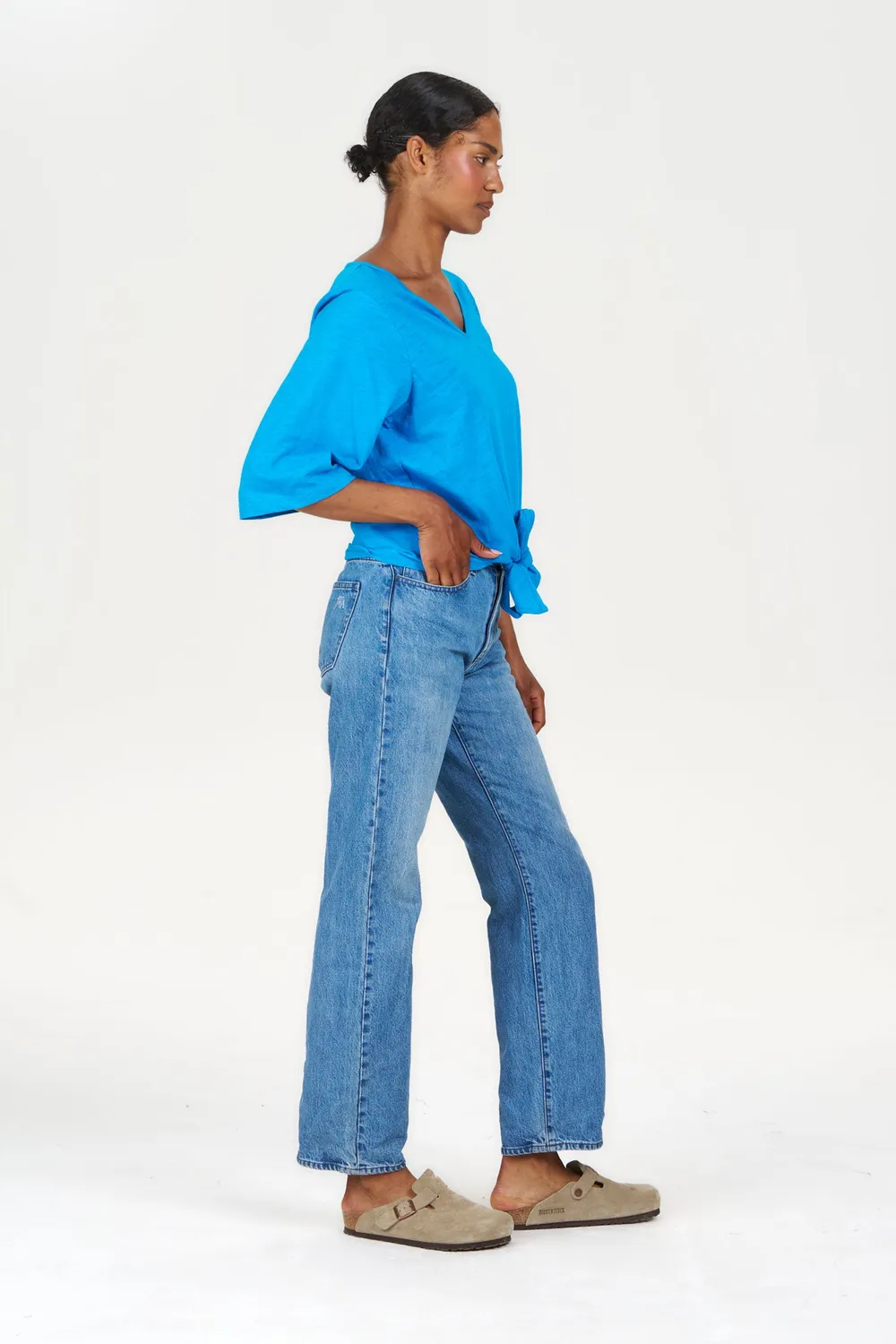 Komodo Lyra Top Damen Cobalt Bio-Baumwolle