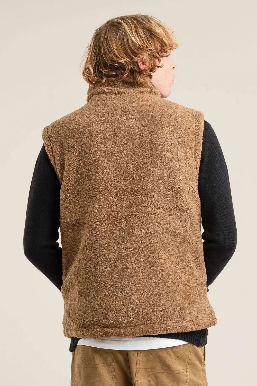 KOMODO CHRIS Fleece Weste Mink Recycling Fleece