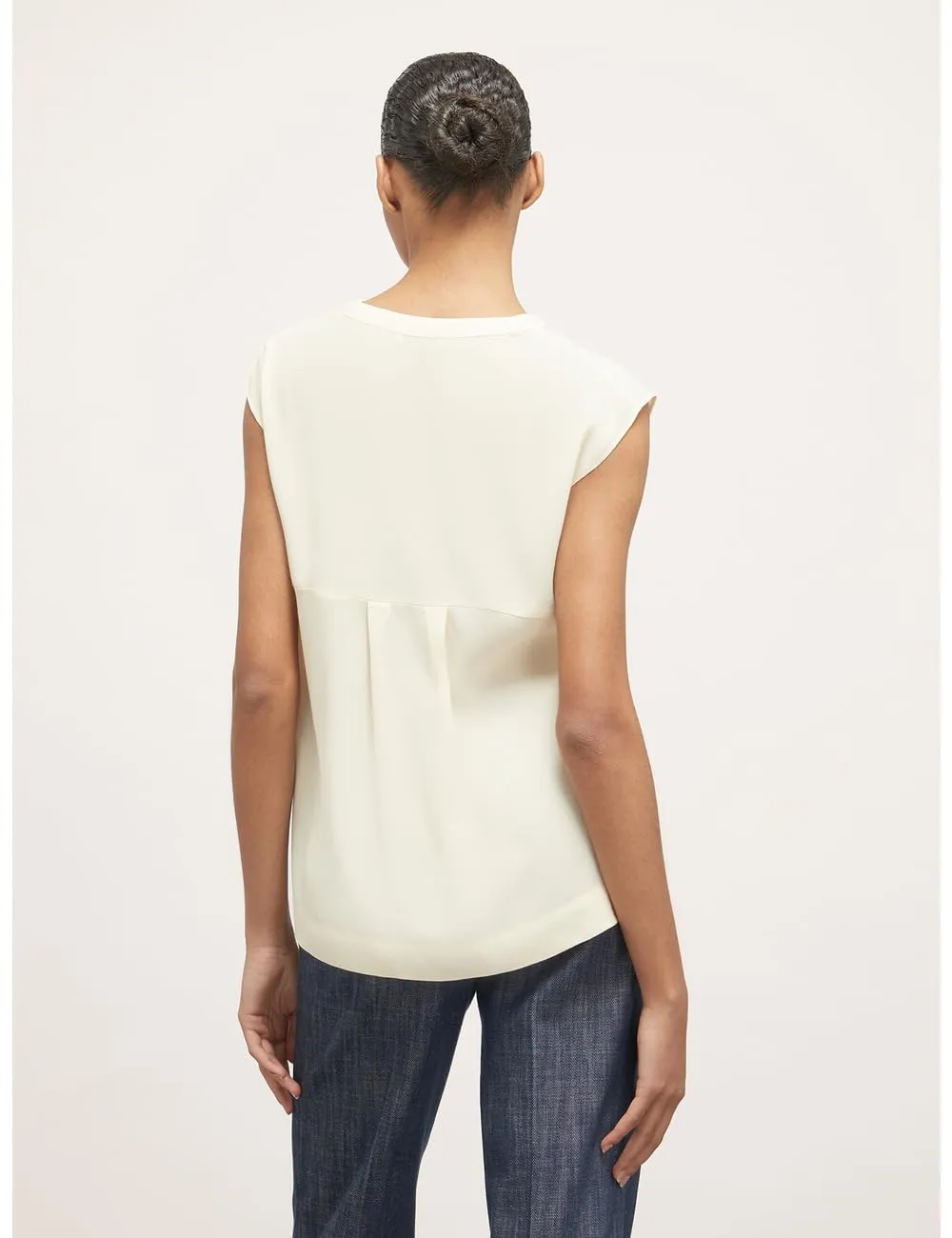 Motivi Ärmellose Bluse XS Viskose Kimono-Schnitt