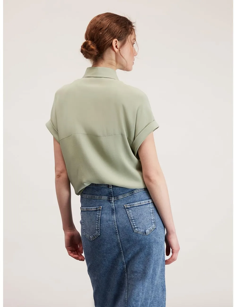 Motivi Hemdbluse mit Kimonoärmeln Viskose