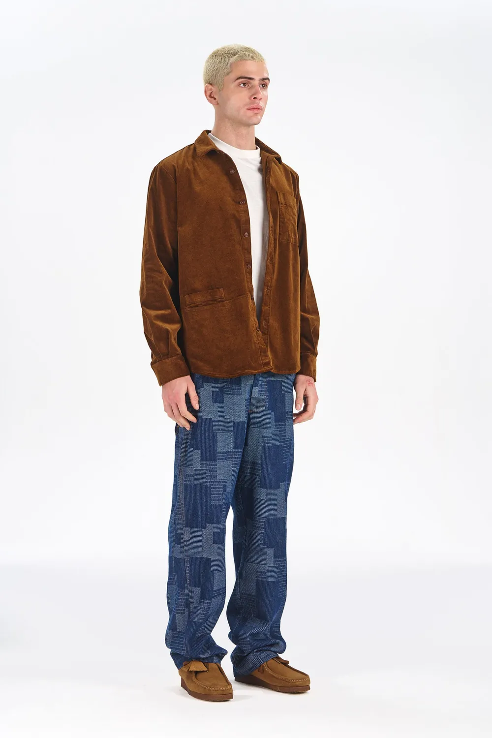 KOMODO OSCAR Overshirt Herren chestnut Bio-Cord