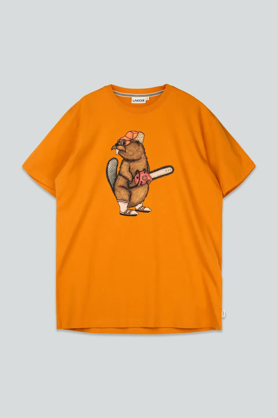 LAKOR Lazy Lumber T-Shirt Marmalade aus Bio-Baumwolle