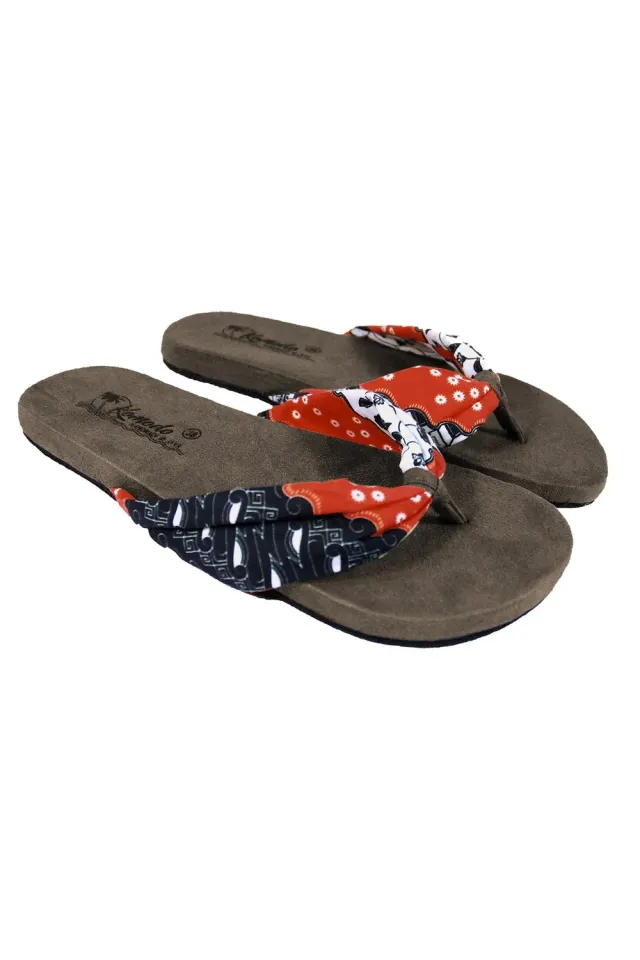 KOMODO CUPID Zehentrenner Poppy Red Bio-Baumwolle vegan