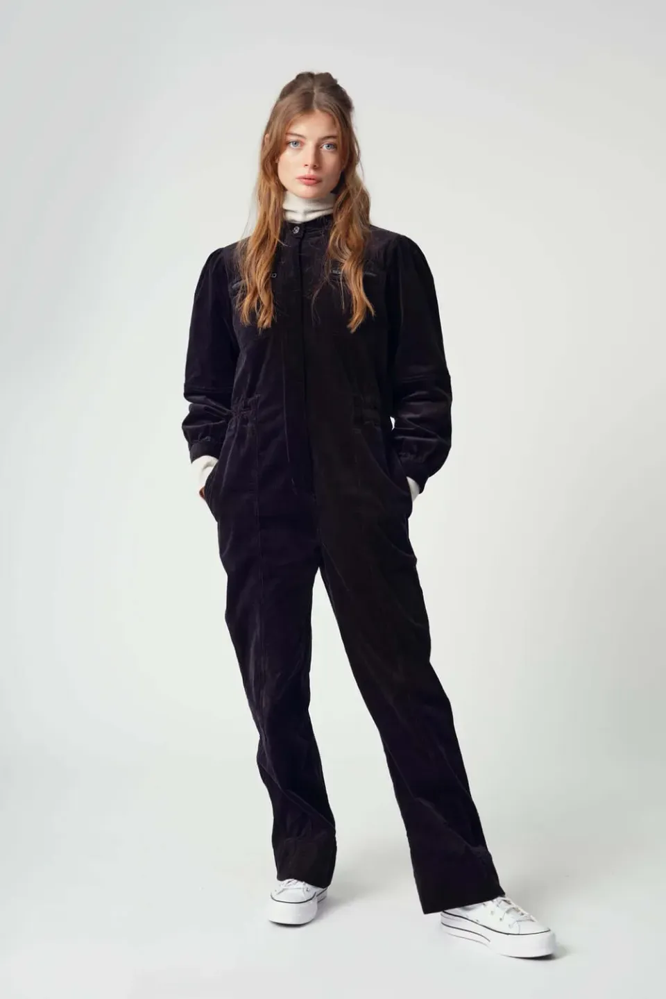 Komodo Kawa Jumpsuit Damen schwarz Cord