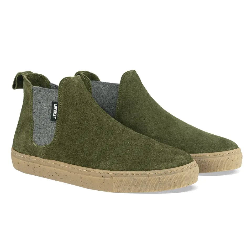 Langbrett PLD Boots Wildleder moosgrün