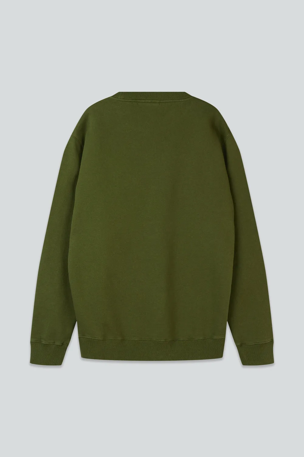 LAKOR Lazy Lumber Crewneck Sweatshirt Rifle Green Bio-Baumwolle