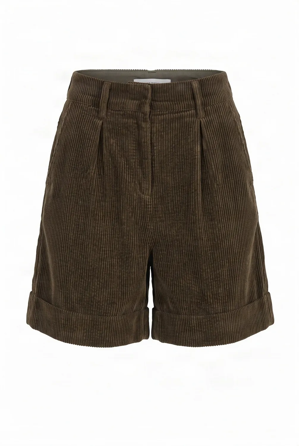 KOMODO LIMA Cord Shorts Khaki Bio-Baumwolle