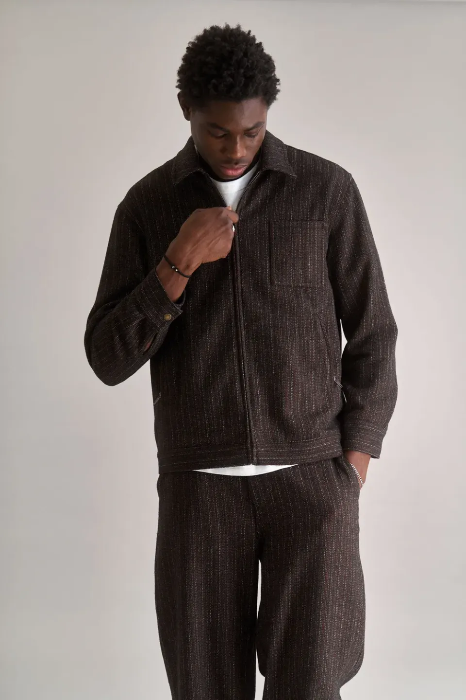 KOMODO GABE Jacke Wollmix Herren Walnut