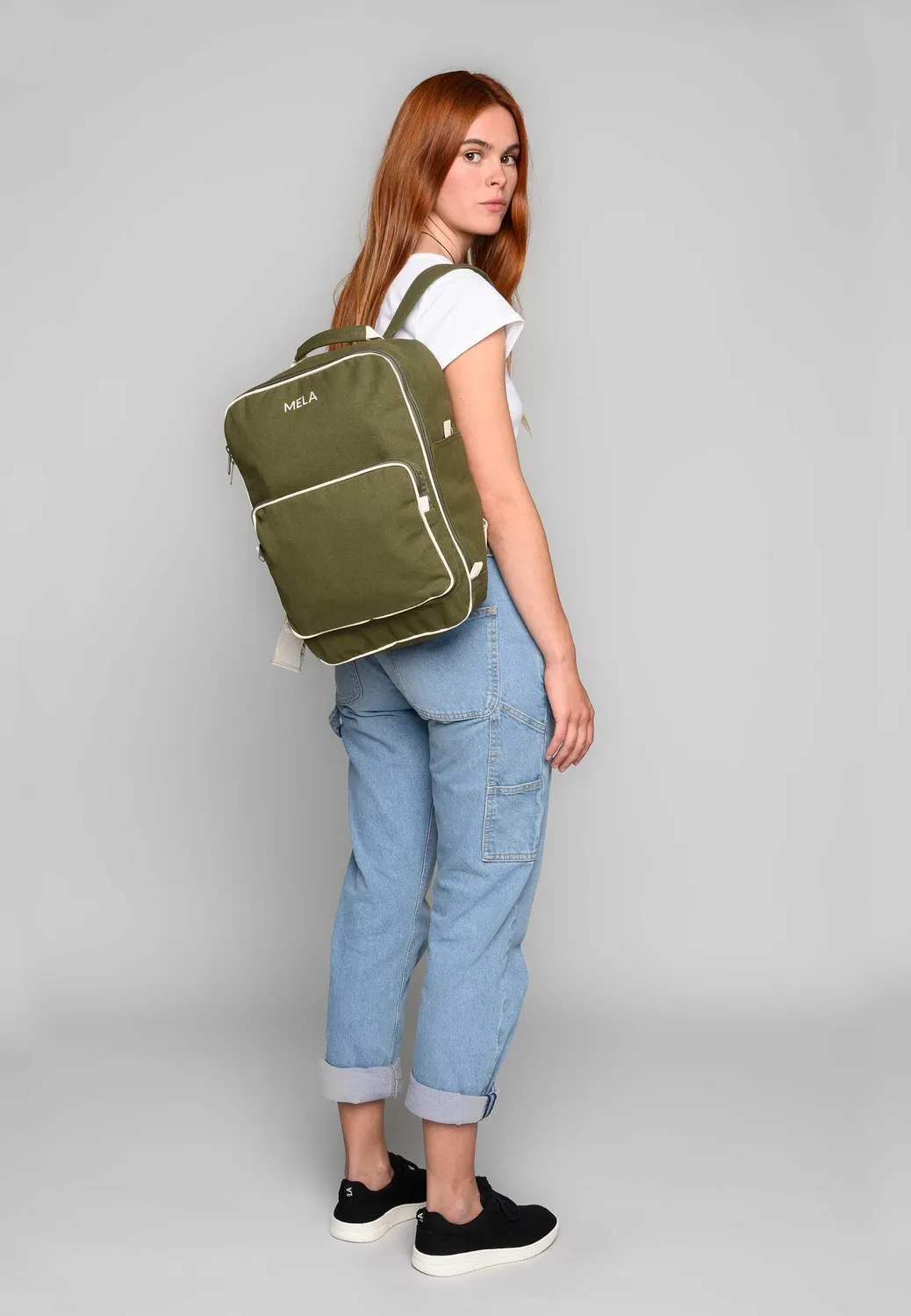MELA II Rucksack all ecru aus Bio-Canvas