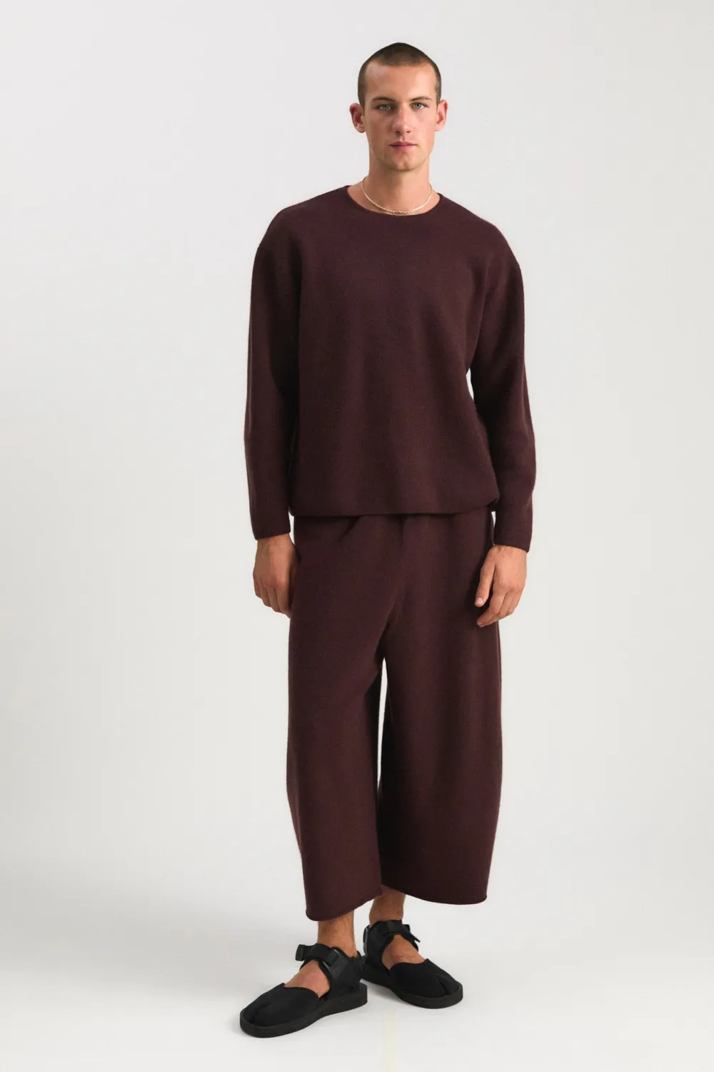 Oyuna Axa Pullover Carob Ink Jacquard