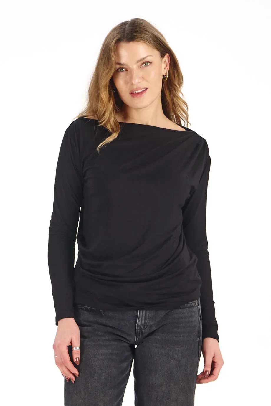 Komodo Eternal Top Schwarz aus Modal Jersey