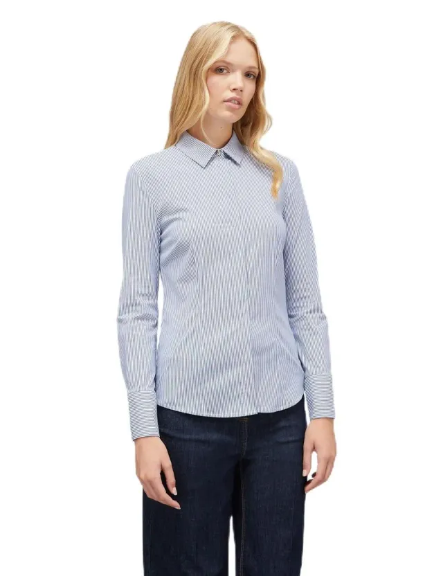 Motivi Hemdbluse gestreift Popeline Bluse Gr. 36
