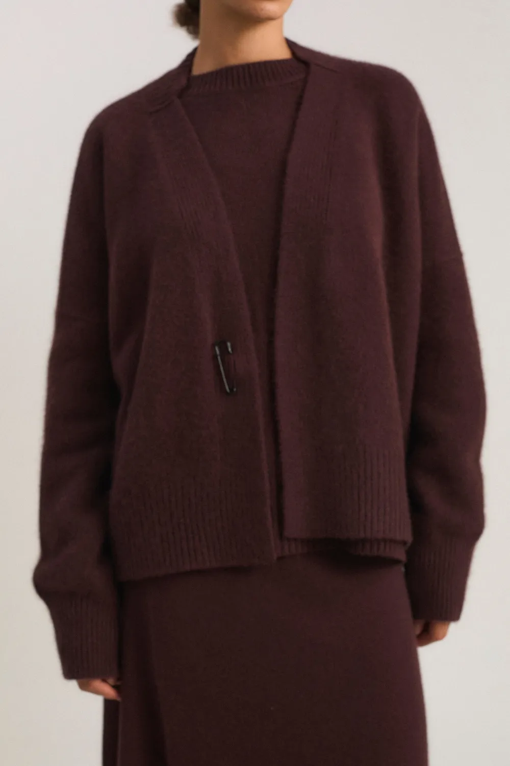 Oyuna Aire Cardigan Carob aus Kaschmir