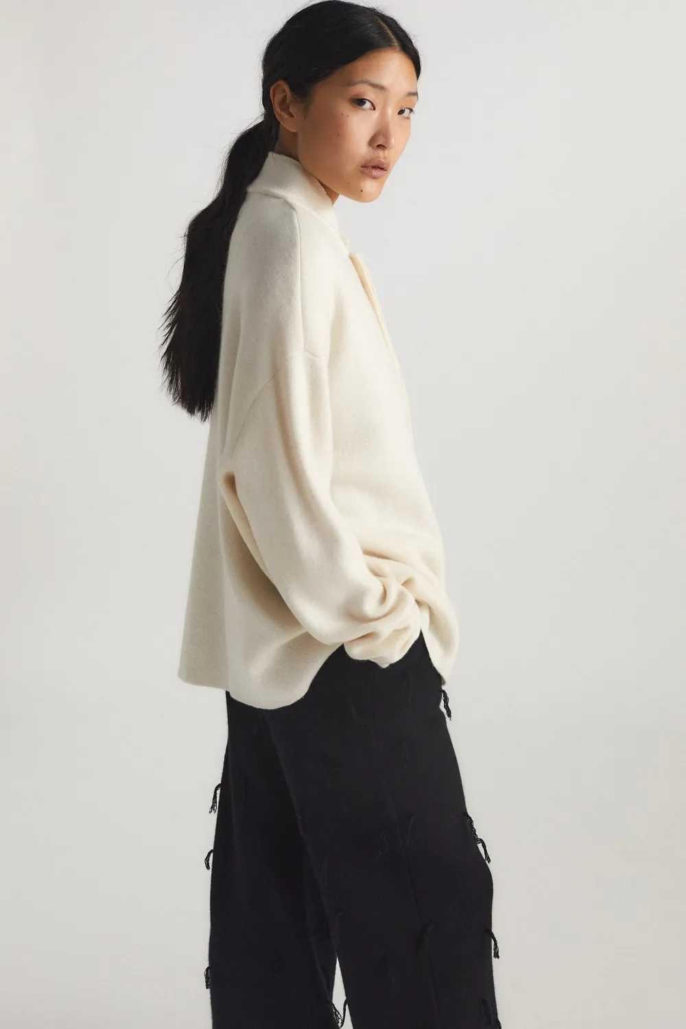 Oyuna Wind Jacke Ivory Damen relaxed