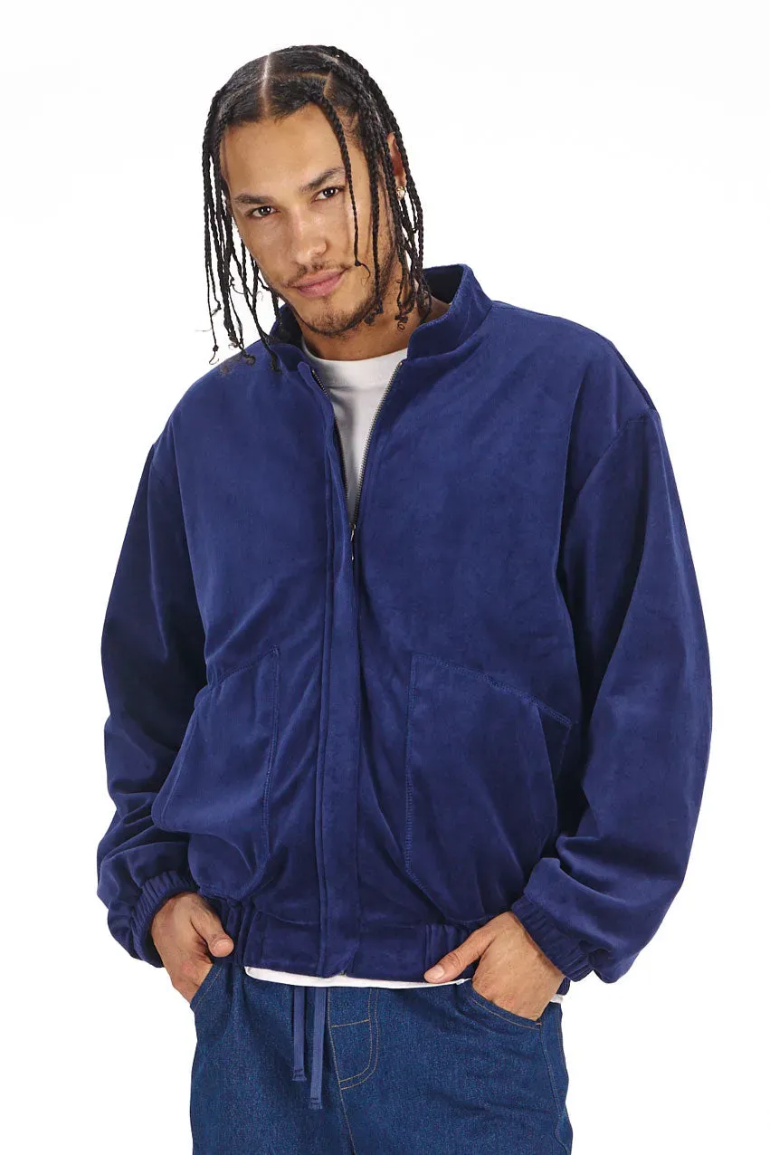 Komodo Noah Jacke Navy Herren aus Samt