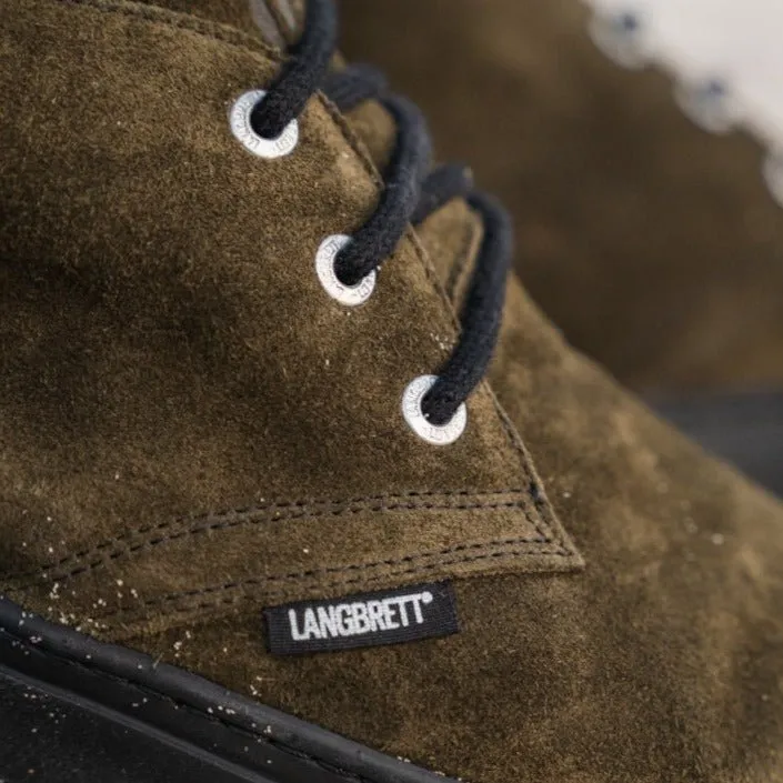 Langbrett SCB Boots Unisex Wildleder moosgrün