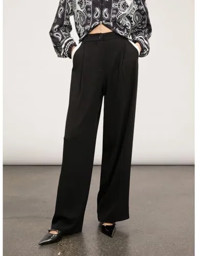 Motivi Seitenstreifen Hose hohe Taille Kontraststreifen