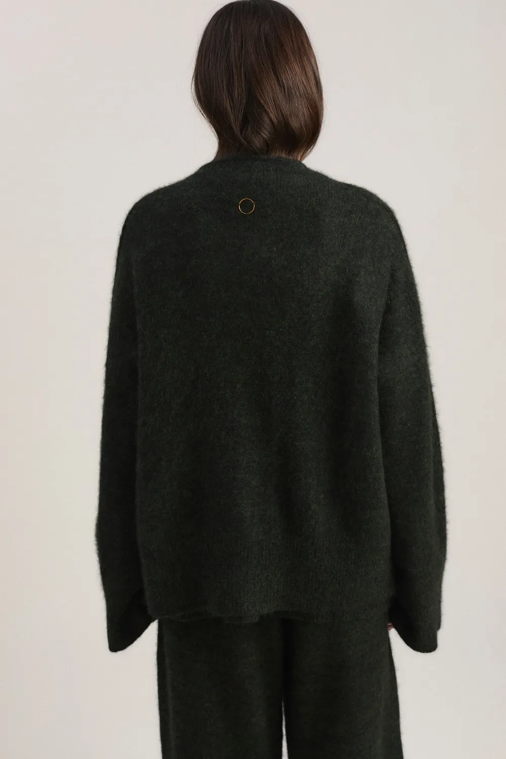 Oyuna Sona Cardigan Pine Jet Strickjacke Kaschmir-Seide