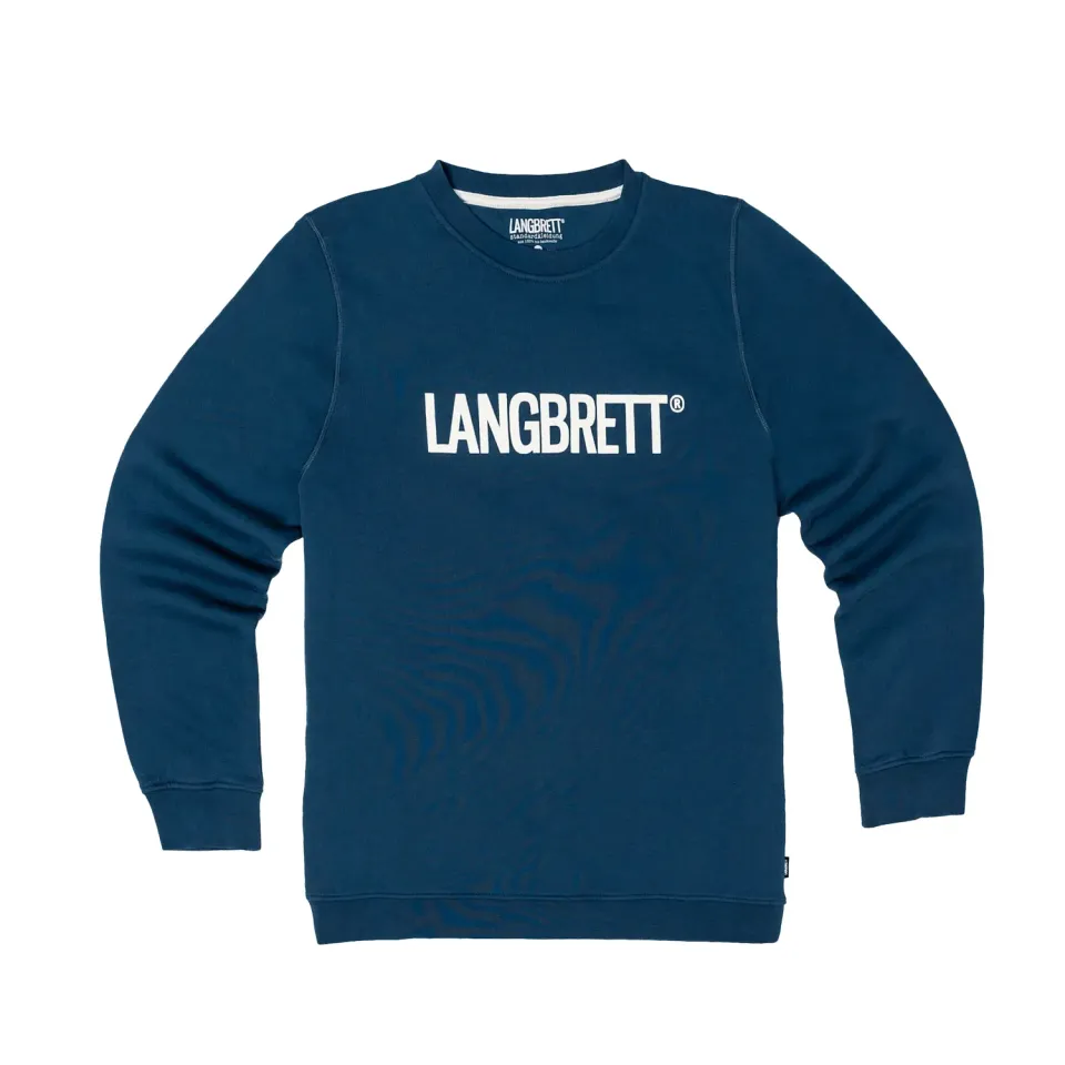 Langbrett Logo Sweater Bio-Baumwolle Sweatshirt