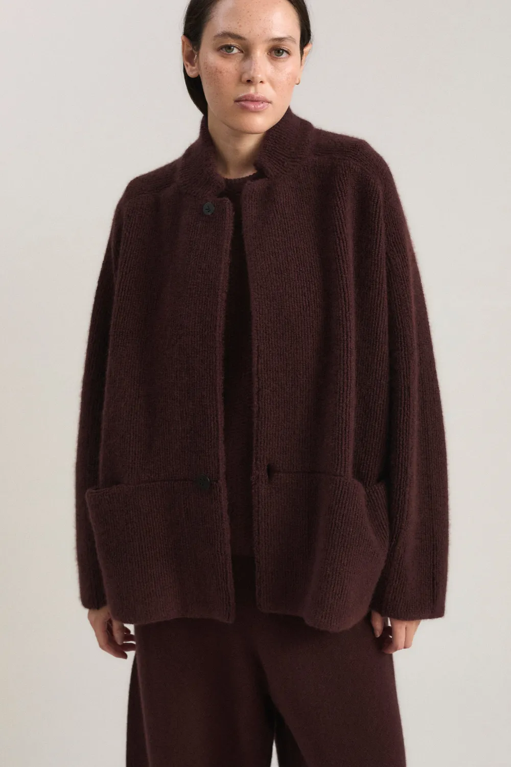 Oyuna Arun Jacke Carob oversized