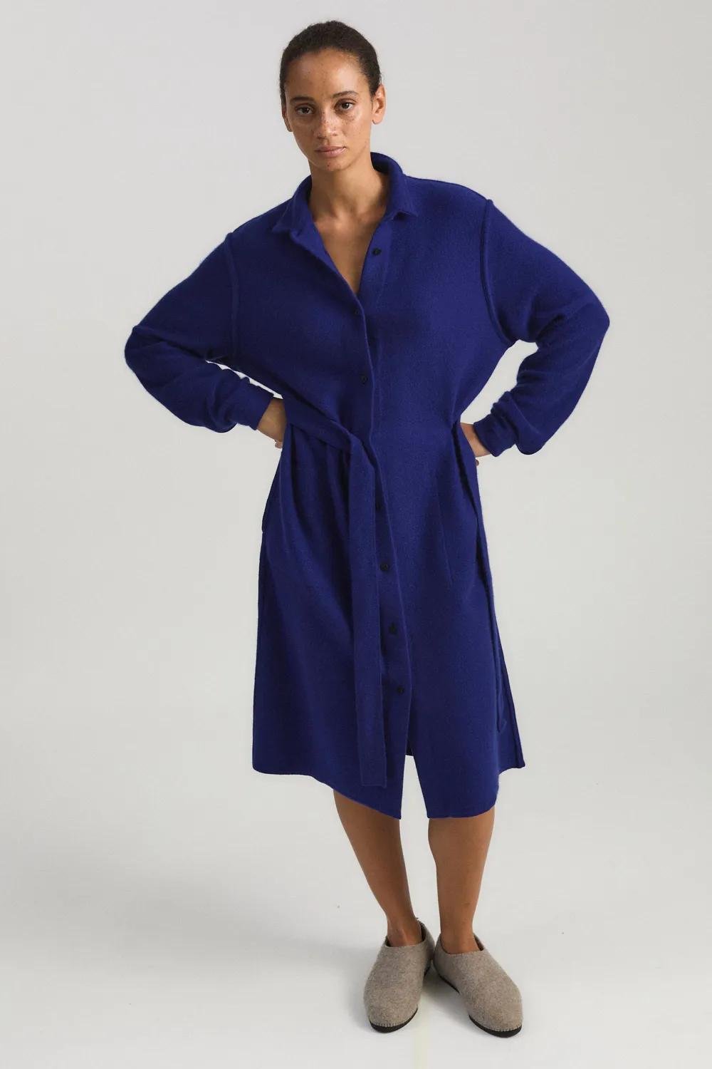 Oyuna Ronda Kleid Ink aus Strick