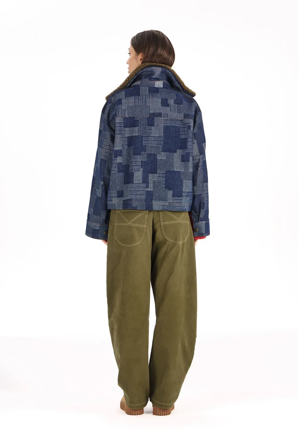 Komodo Raffie Jeansjacke Damen Denim Bio-Baumwolle