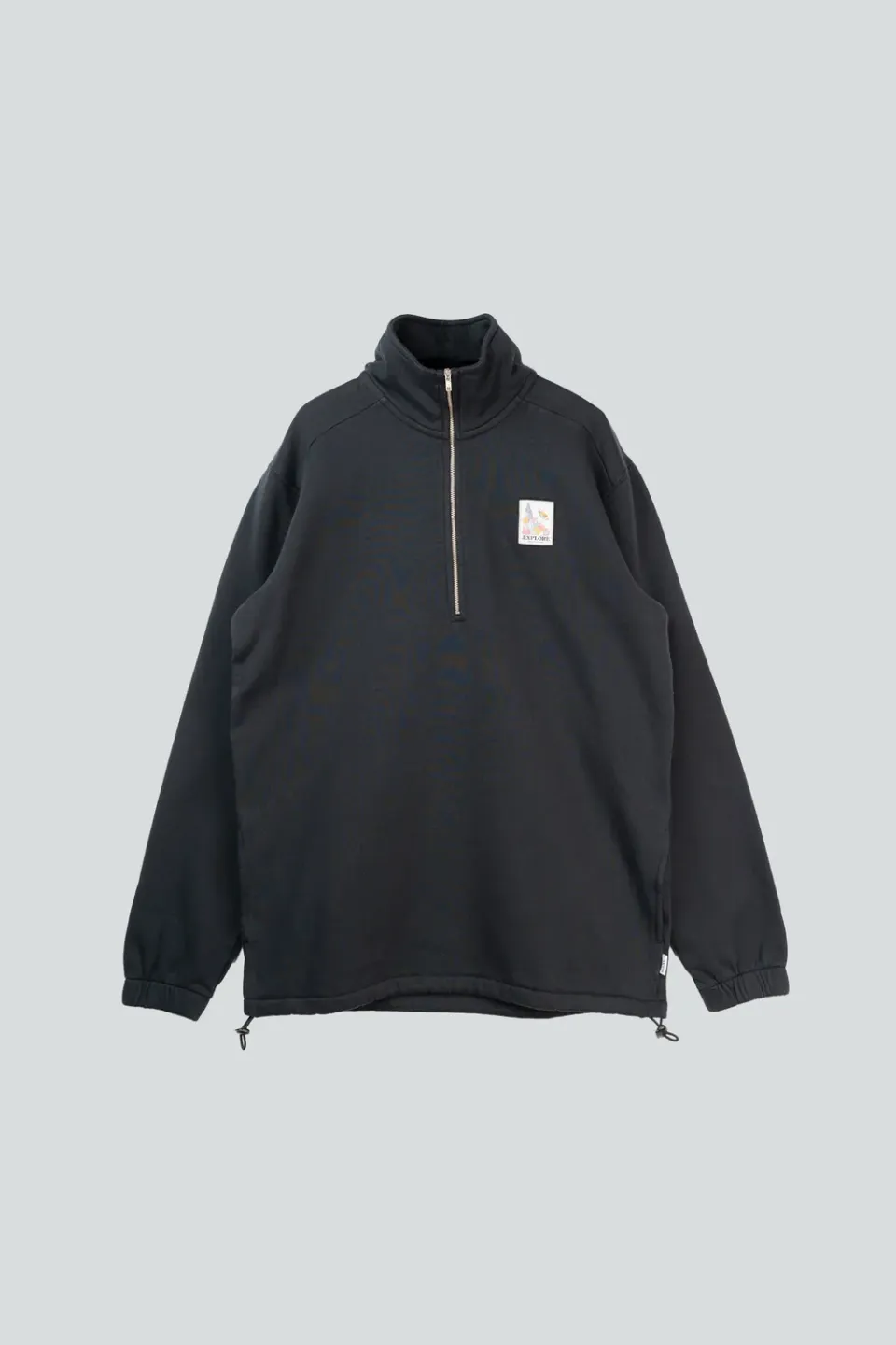 LAKOR Wall of Wonder Halfzip Sweatshirt Moonless Night Bio-Baumwolle