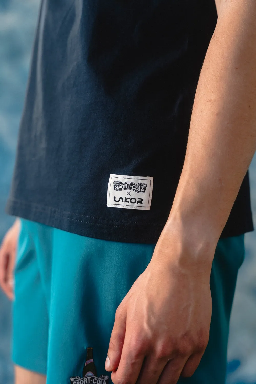 LAKOR Mini Kubb Player T-Shirt Blueberry Bio