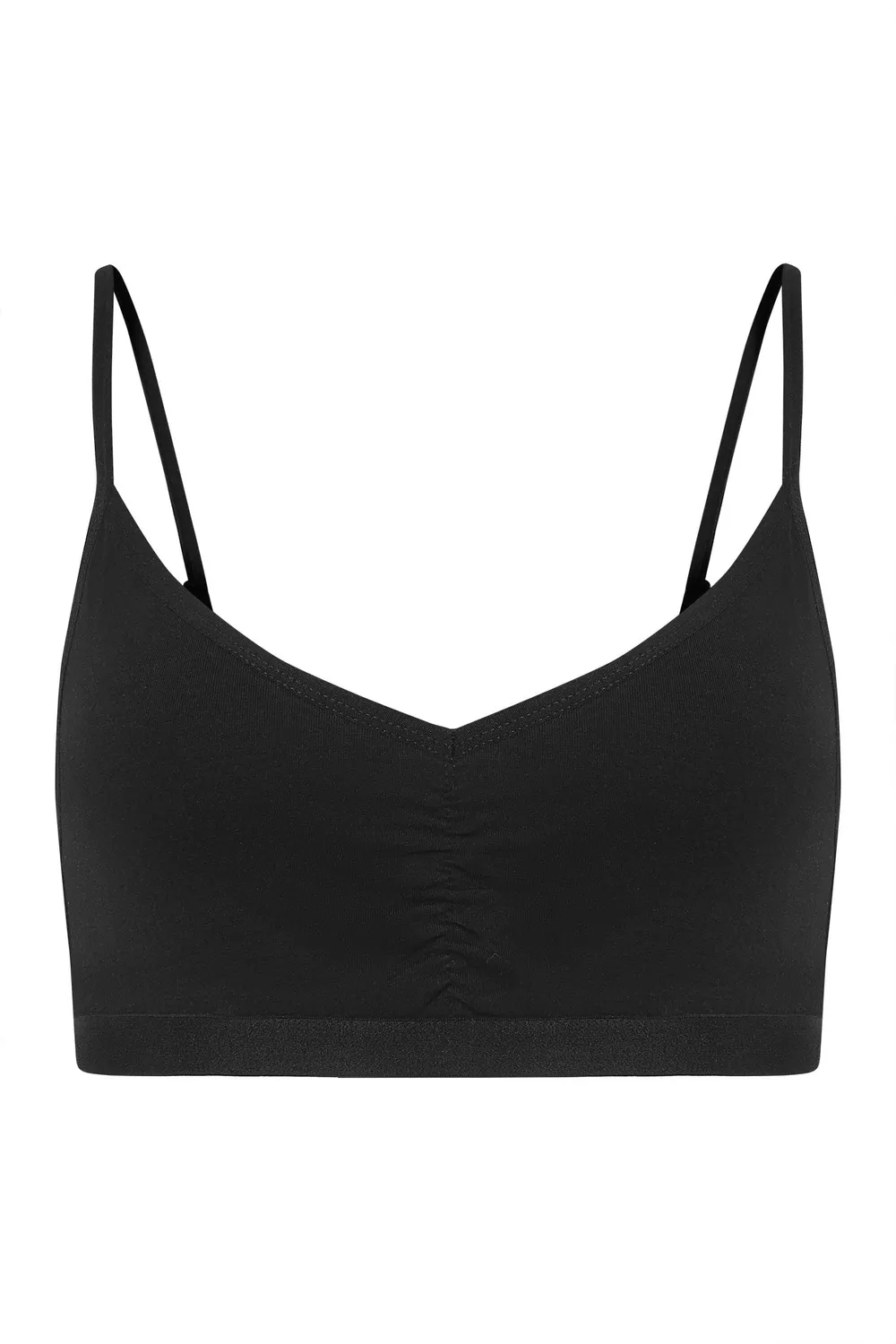 Komodo Anastasia BH Schwarz Bio-Baumwolle Damen
