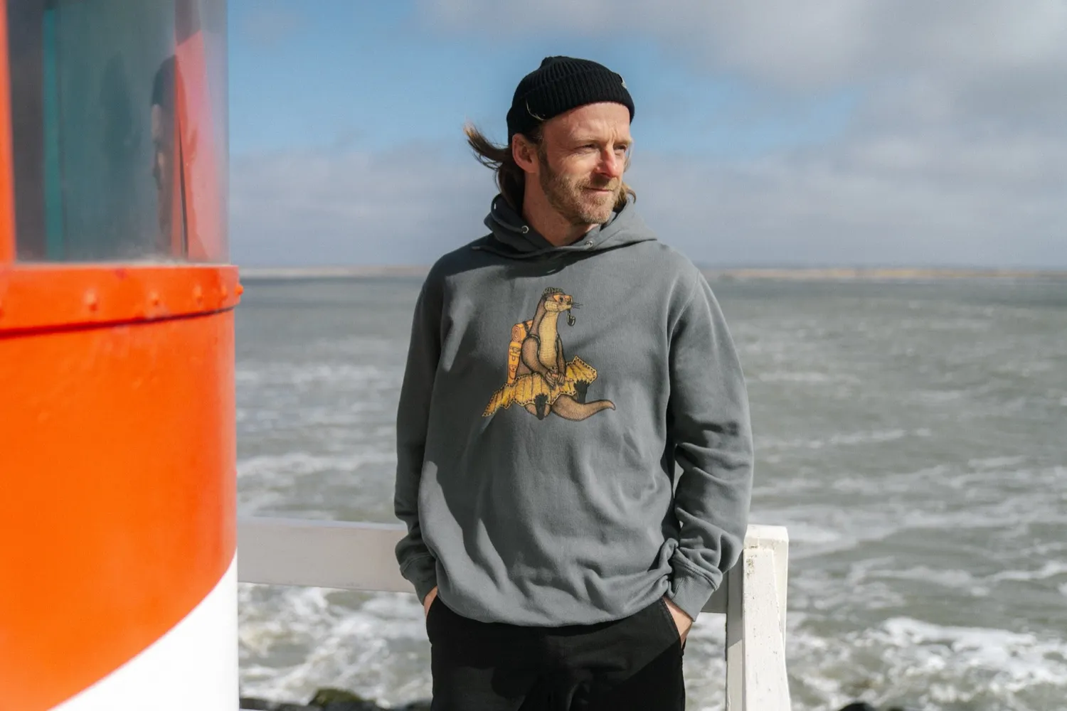 LAKOR The Otter Way Hoodie Urban Chic Bio-Baumwolle