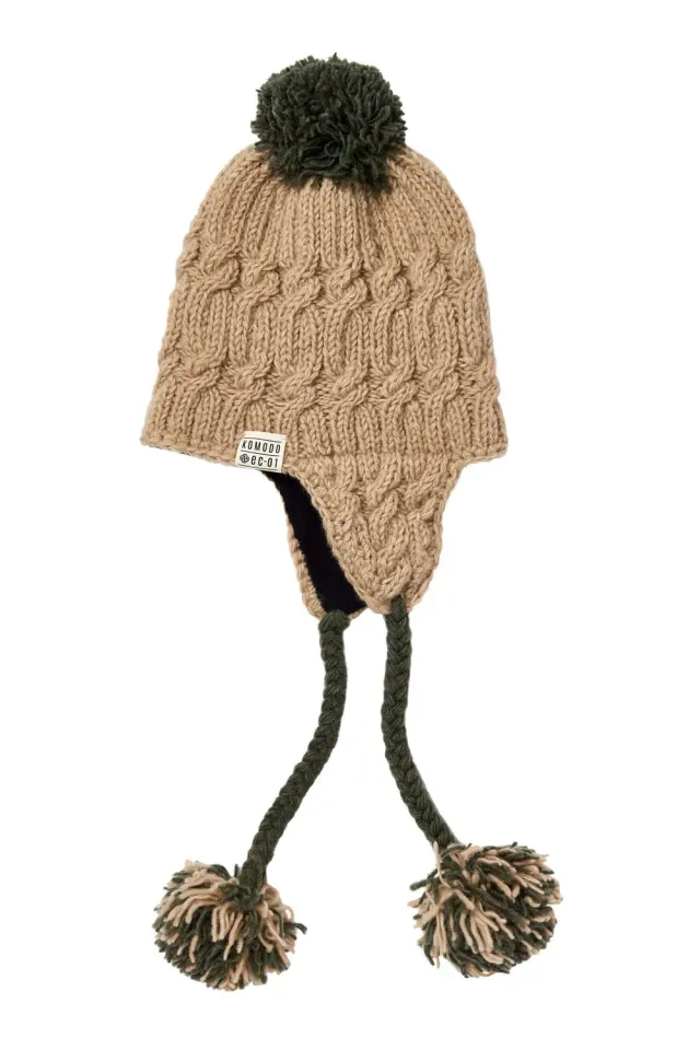 Komodo Gin Mütze Putty Lammwolle mit Fleece