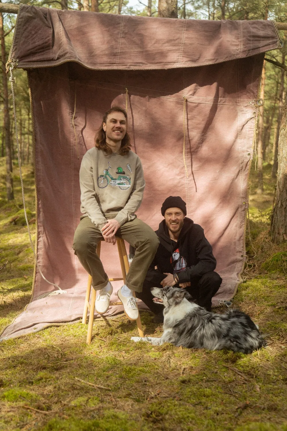 LAKOR Forest Maxi Crewneck Sweatshirt Fallen Rock Bio-Baumwolle