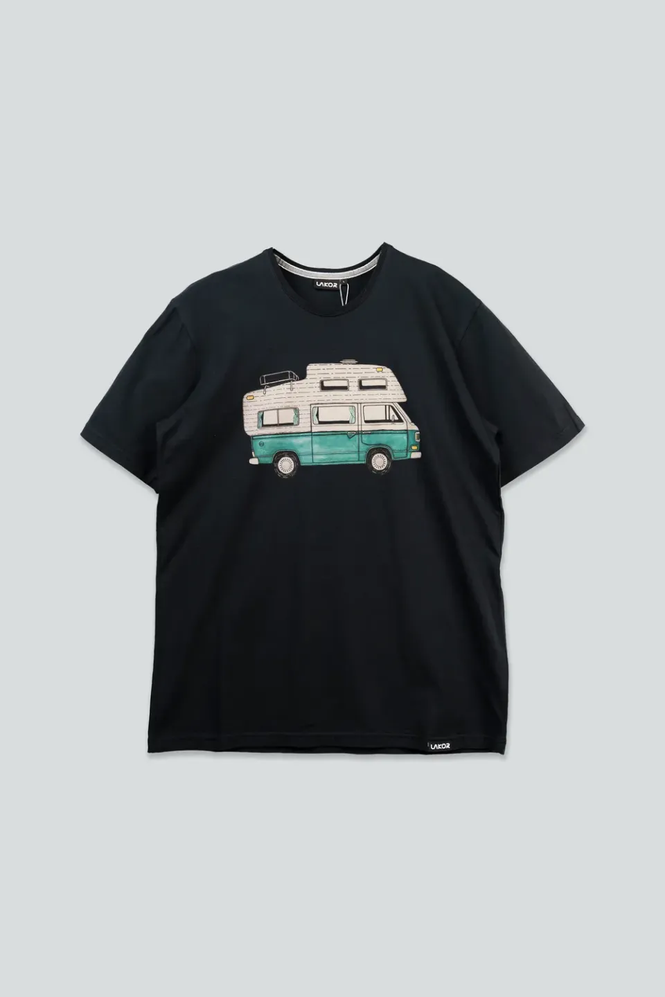 LAKOR Forest Camper T-Shirt Moonless Night Bio-Baumwolle