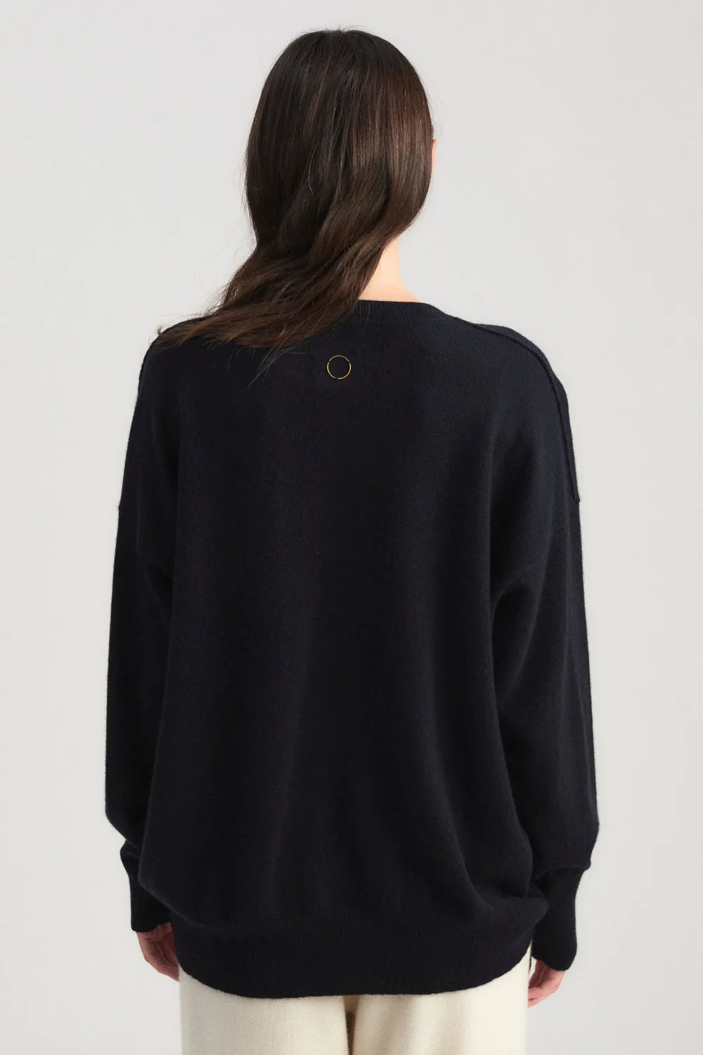 Oyuna Borte Pullover Ocean Oversize Rundhals