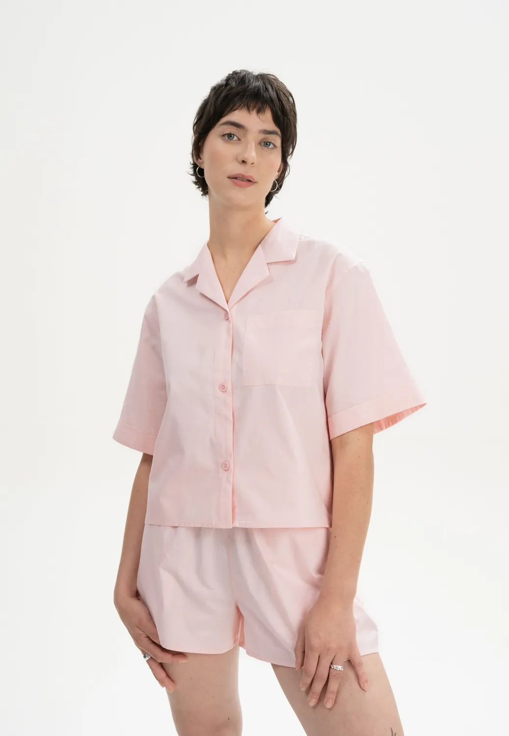 MELA Pyjama Bundle berry blush Größe M aus Bio-Baumwolle