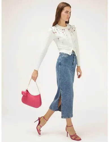 Motivi Hobo Glam Tasche beschichtet 30 cm Bürsteffekt