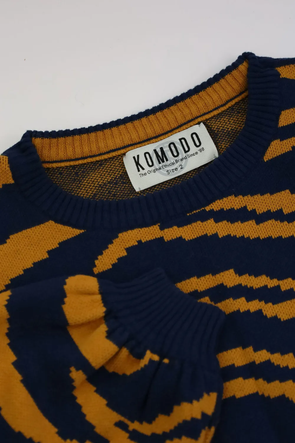KOMODO TIGER HOPE Pullover Bio-Baumwolle Navy