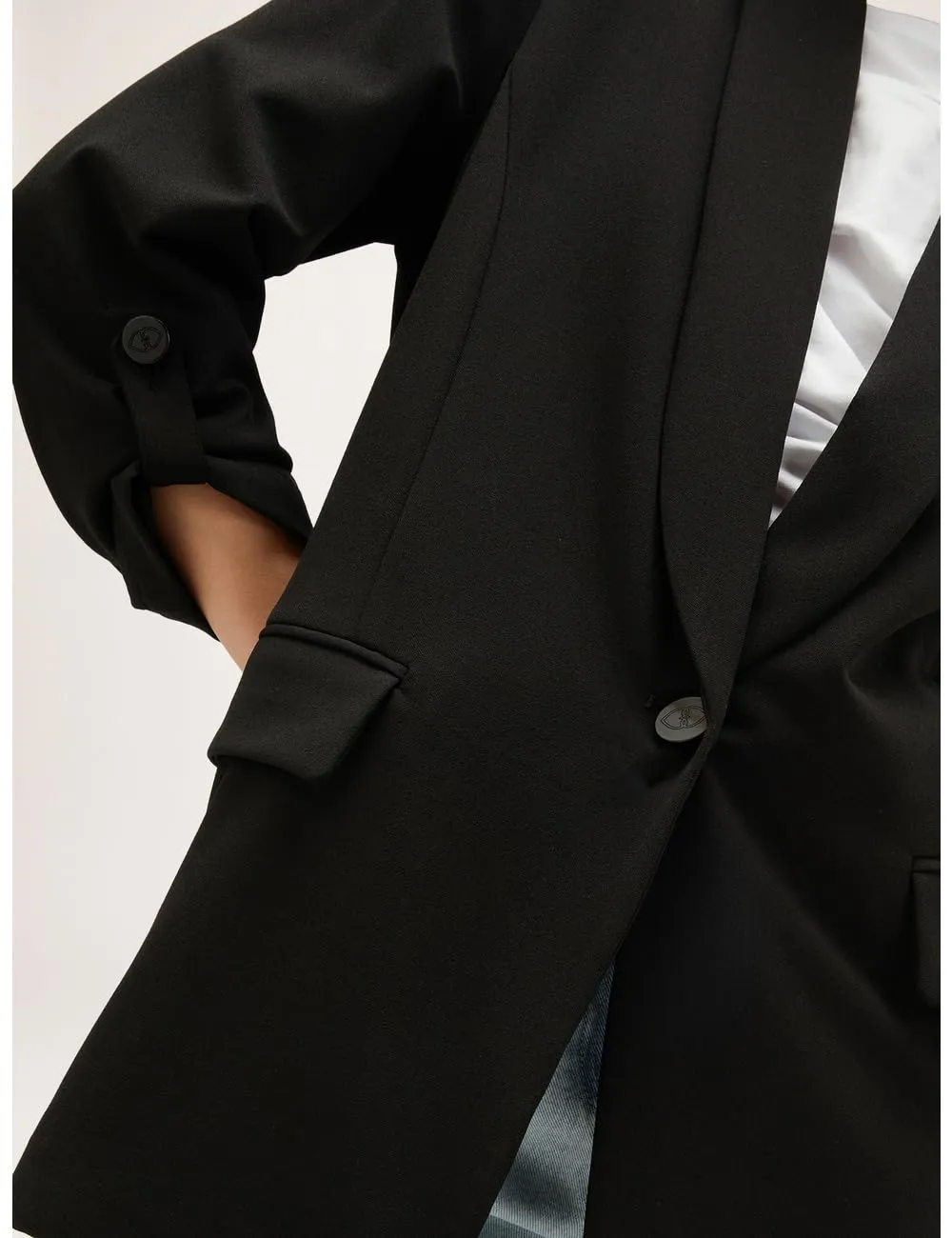 Motivi Einreihiger Oversize-Blazer Gr. S