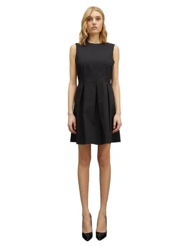 Motivi Kurzes Kleid mit Faltenrock Kellerfalten