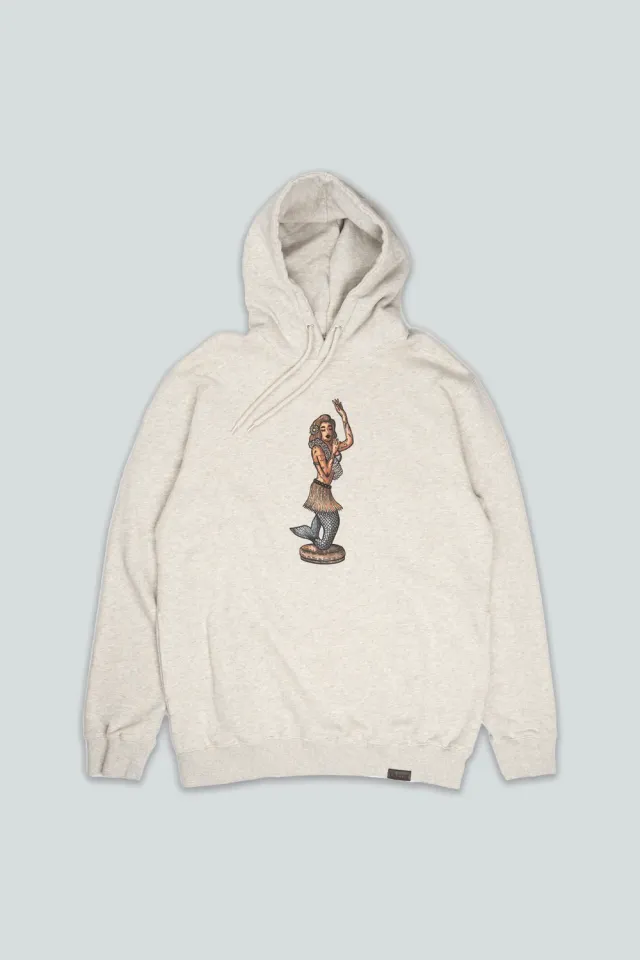 LAKOR Dashboard Hula Hoodie Oatmeal Melange Bio