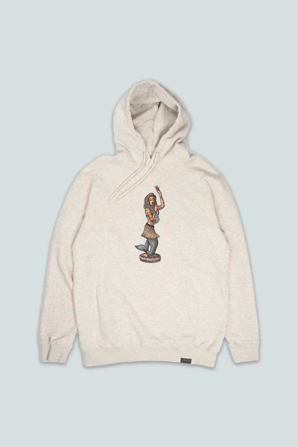 LAKOR Dashboard Hula Hoodie Oatmeal Melange Bio