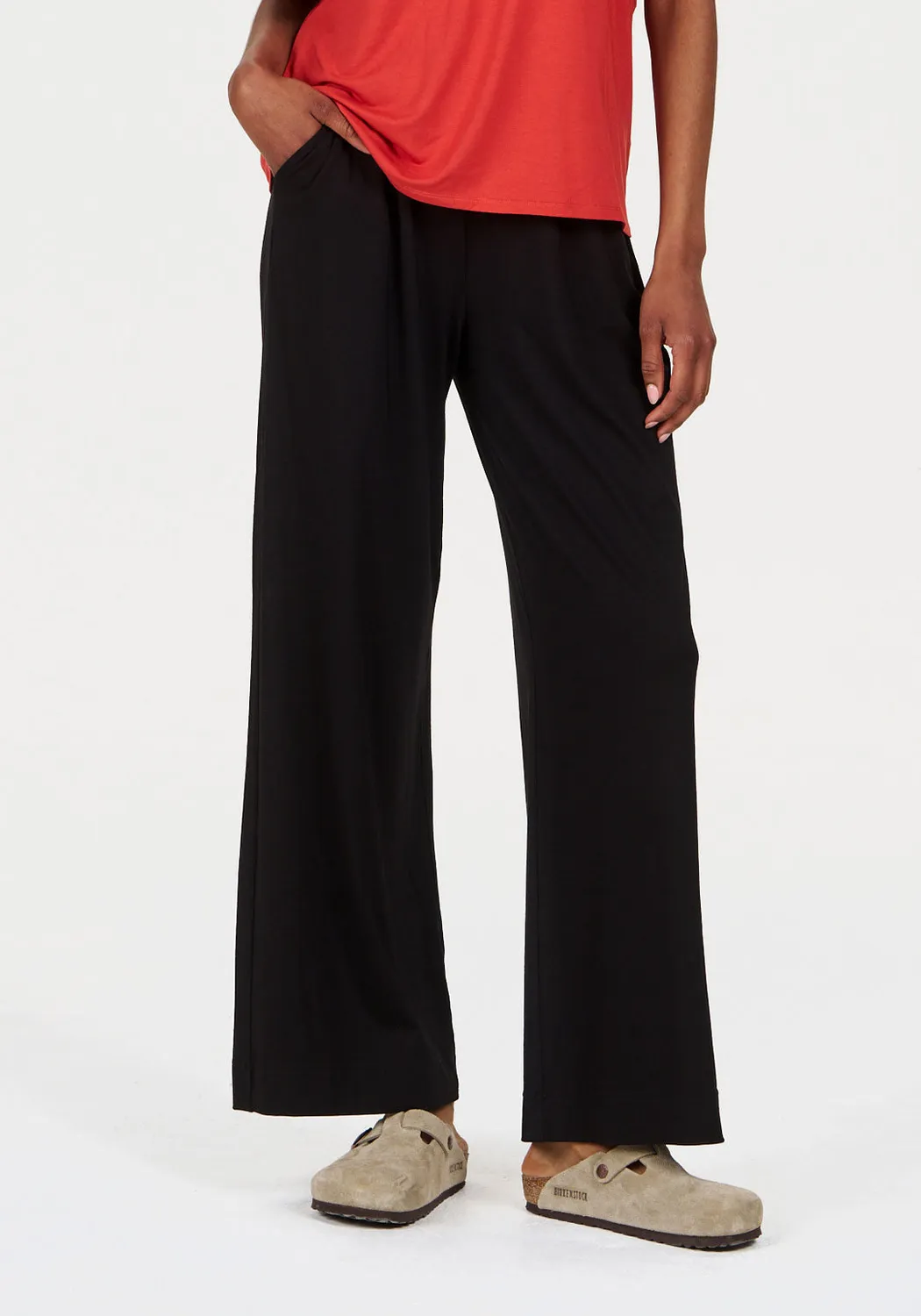 KOMODO BINITA Hose Schwarz Modal Stretch