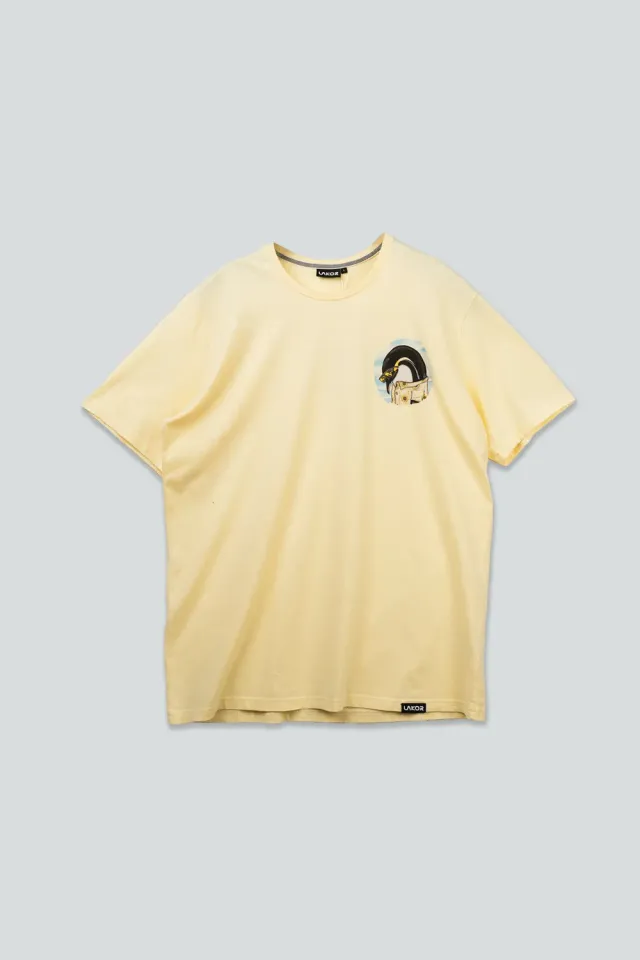 LAKOR Pool Party Penguin T-Shirt Anise Flower Bio