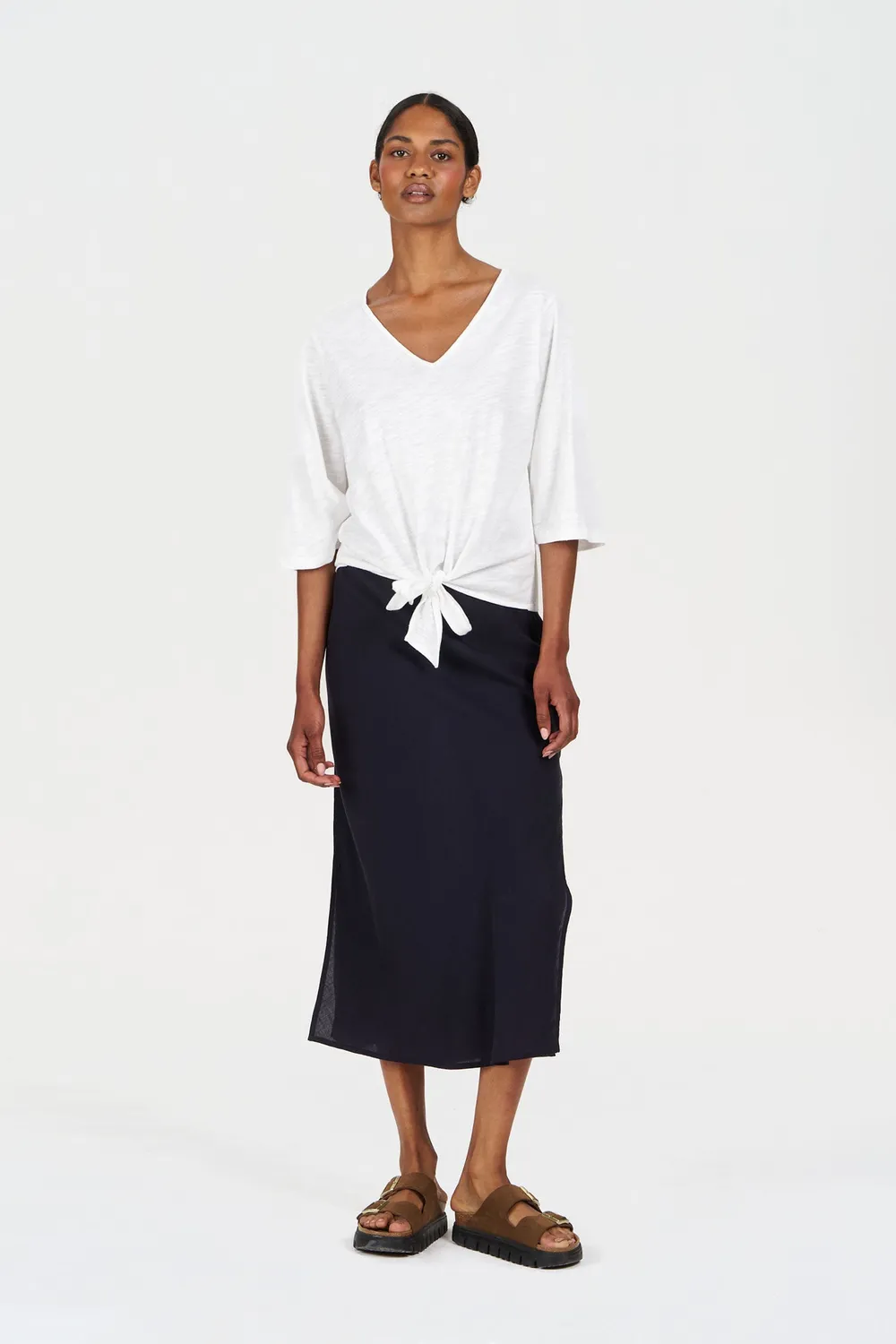 Komodo Ray Rock Navy Tencel-Leinen