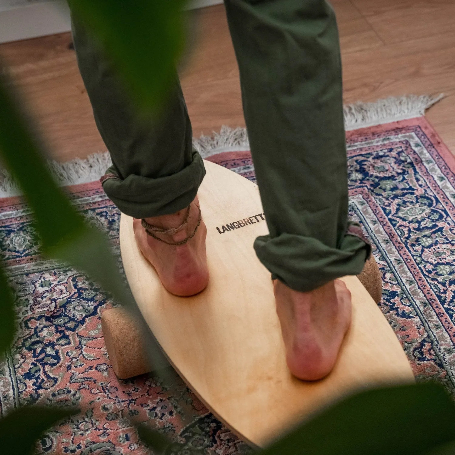Langbrett WSB Work Surf Balancer Balance Board Holz