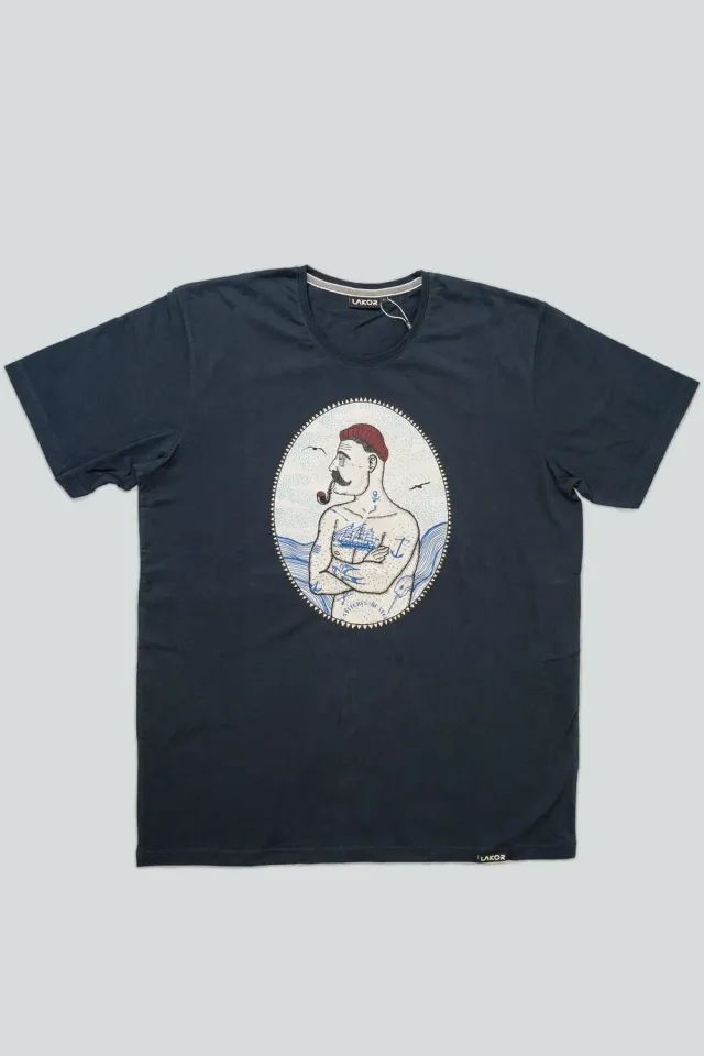 LAKOR Carnage Classic T-Shirt Blueberry Bio-Baumwolle