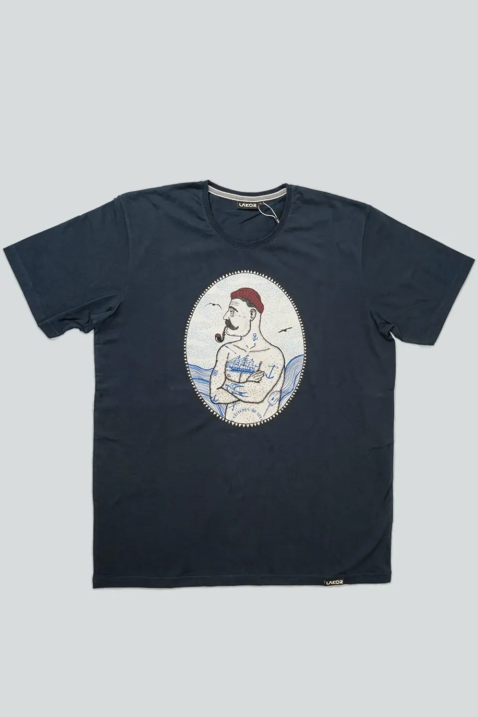 LAKOR Carnage Classic T-Shirt Blueberry Bio-Baumwolle