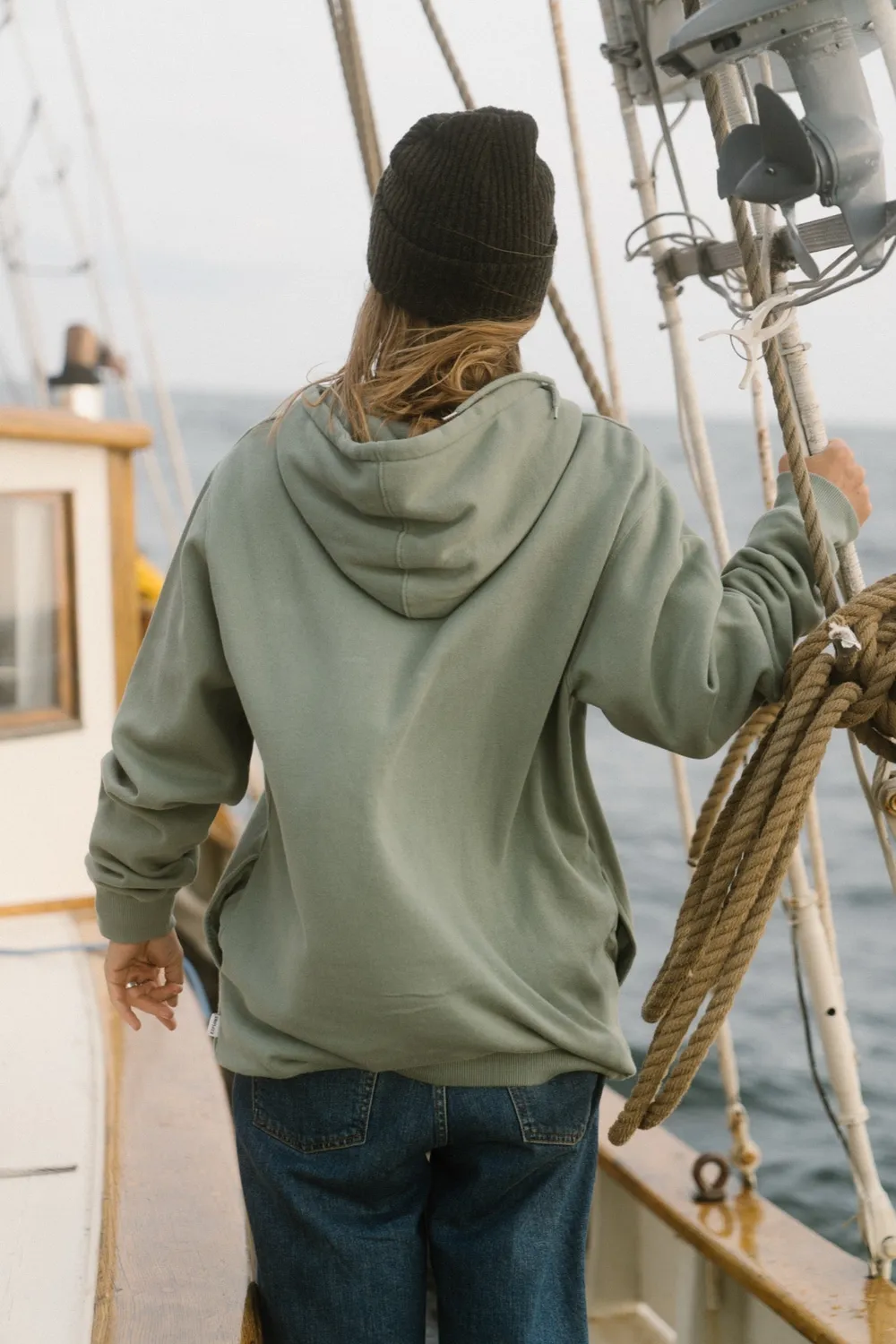 LAKOR Flipping The Bird Hoodie Sea Spray Bio